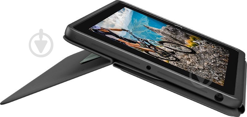 Чехол-клавиатура Logitech Rugged Folio for iPad 7 black (920-009619) - фото 3