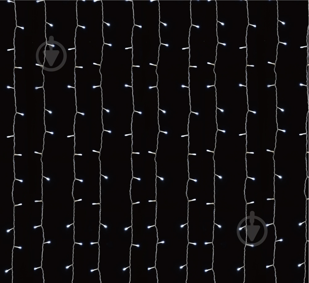 Электрогирлянда-штора Феєрія белая встроенный светодиод (LED) 600 ламп 2,7 м - фото 1