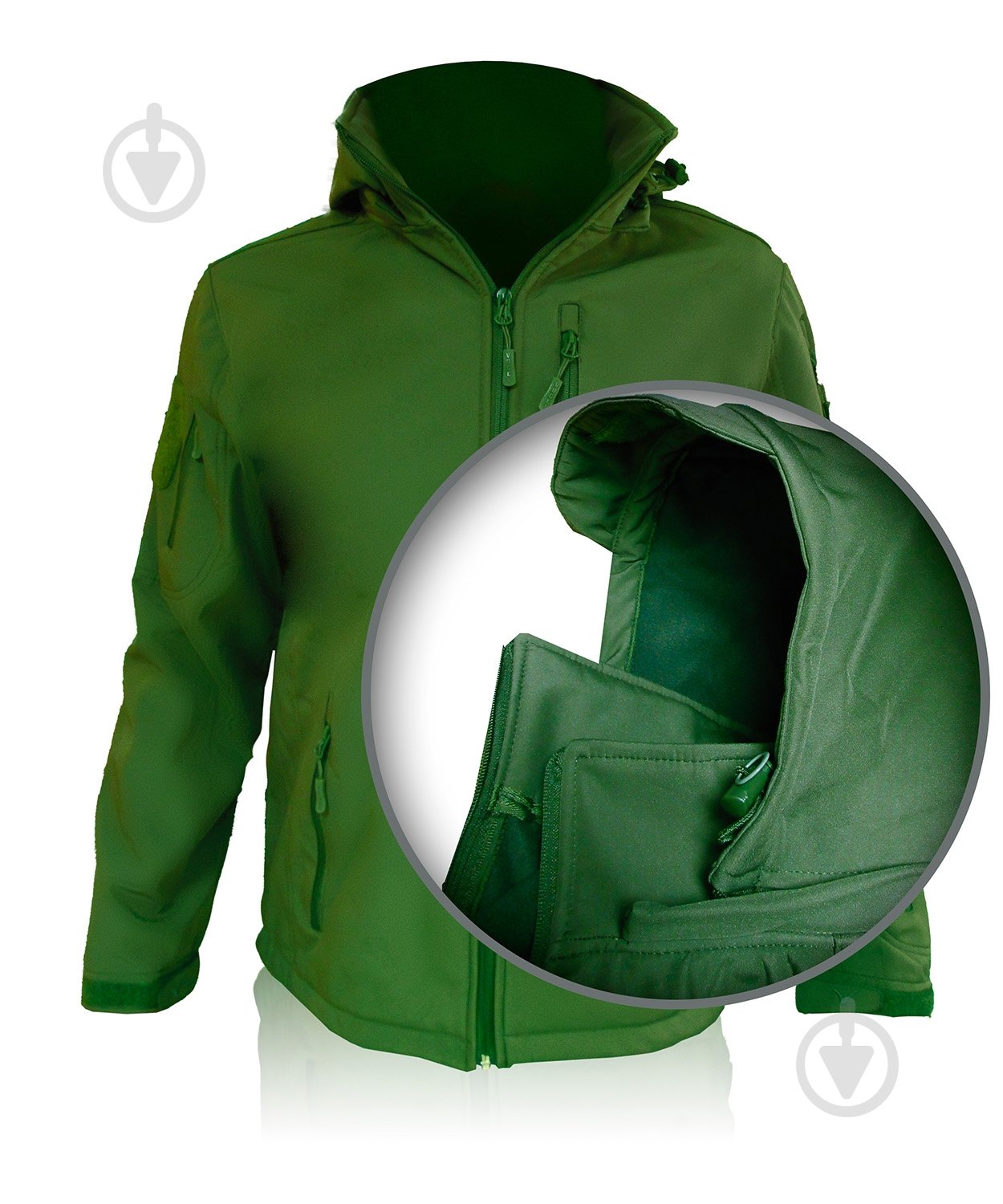 Куртка мужская 1991 ТМ Softshell 43804-7-L р.L olive - фото 6 Куртка мужская 1991 ТМ Softshell 43804-7-L р.L olive - фото 6