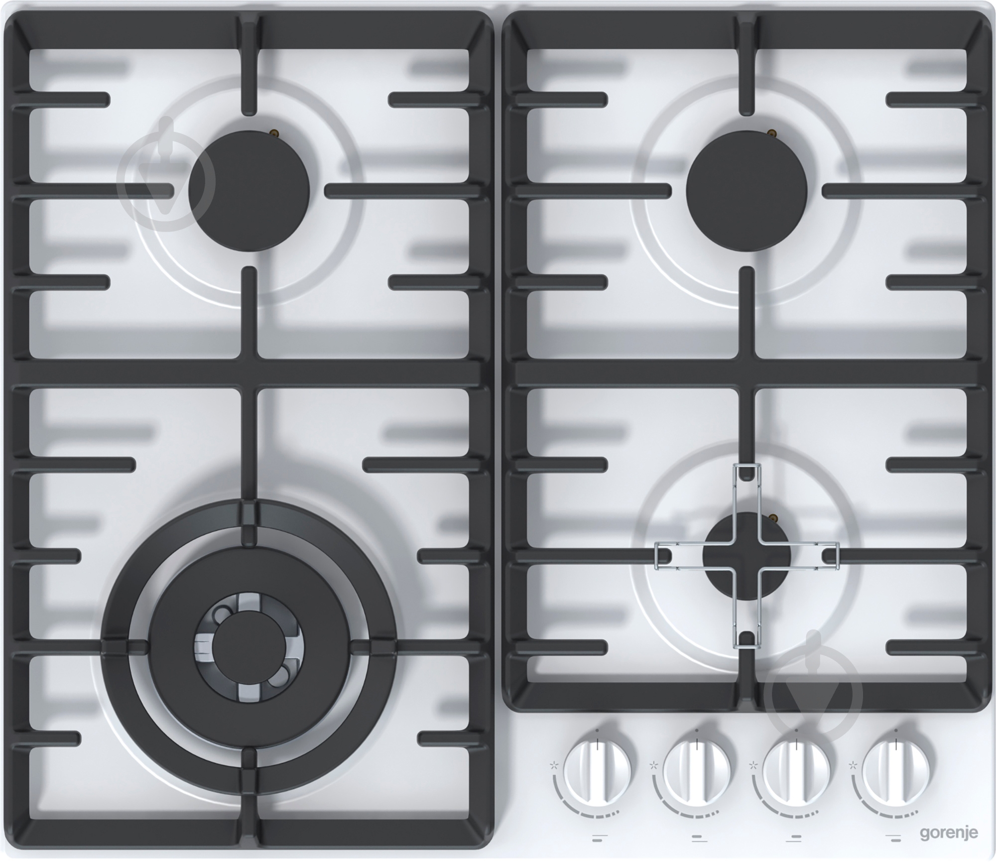 Варочная поверхность газовая Gorenje GW641W - фото 1 Варочная поверхность газовая Gorenje GW641W - фото 1