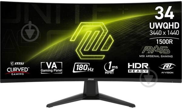 Монитор MSI MAG 346CQ 34" (9S6-3DD71M-001) - фото 1