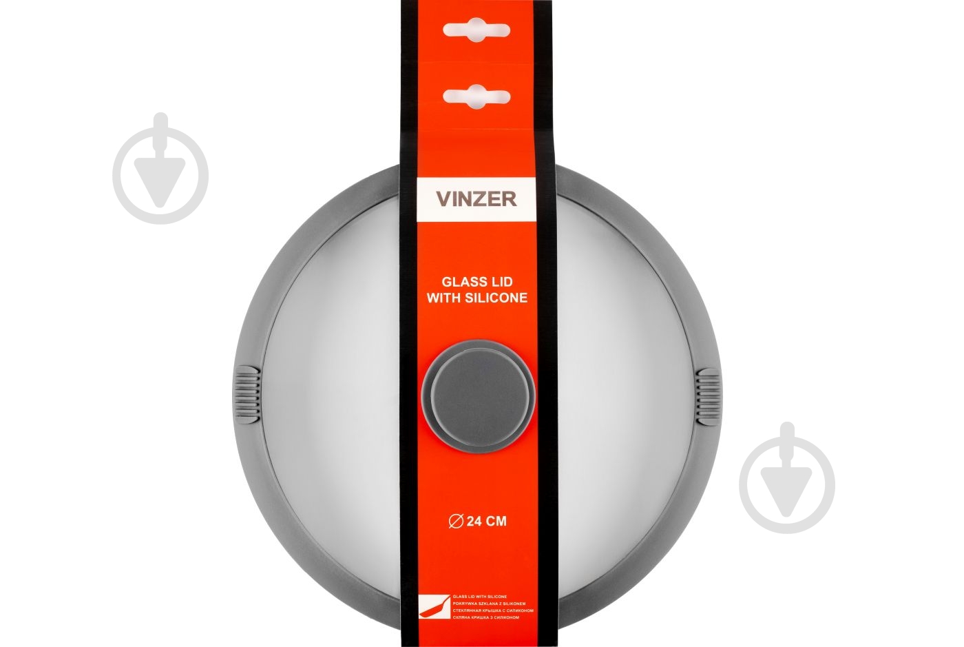 Крышка стеклянная Vinzer 24 см 89250 - фото 4