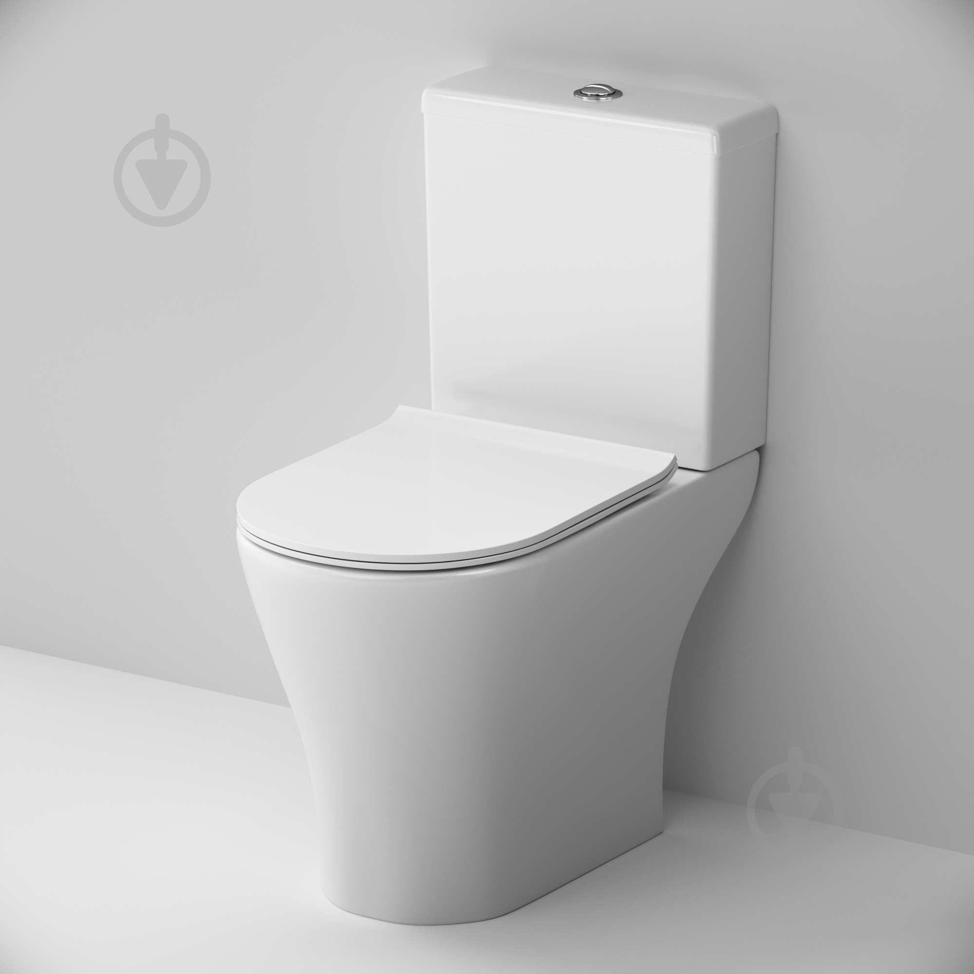 Унитаз-компакт AM.PM с сиденьем микролифт C858608SC Joy - фото 2 Унитаз-компакт AM.PM с сиденьем микролифт C858608SC Joy - фото 2
