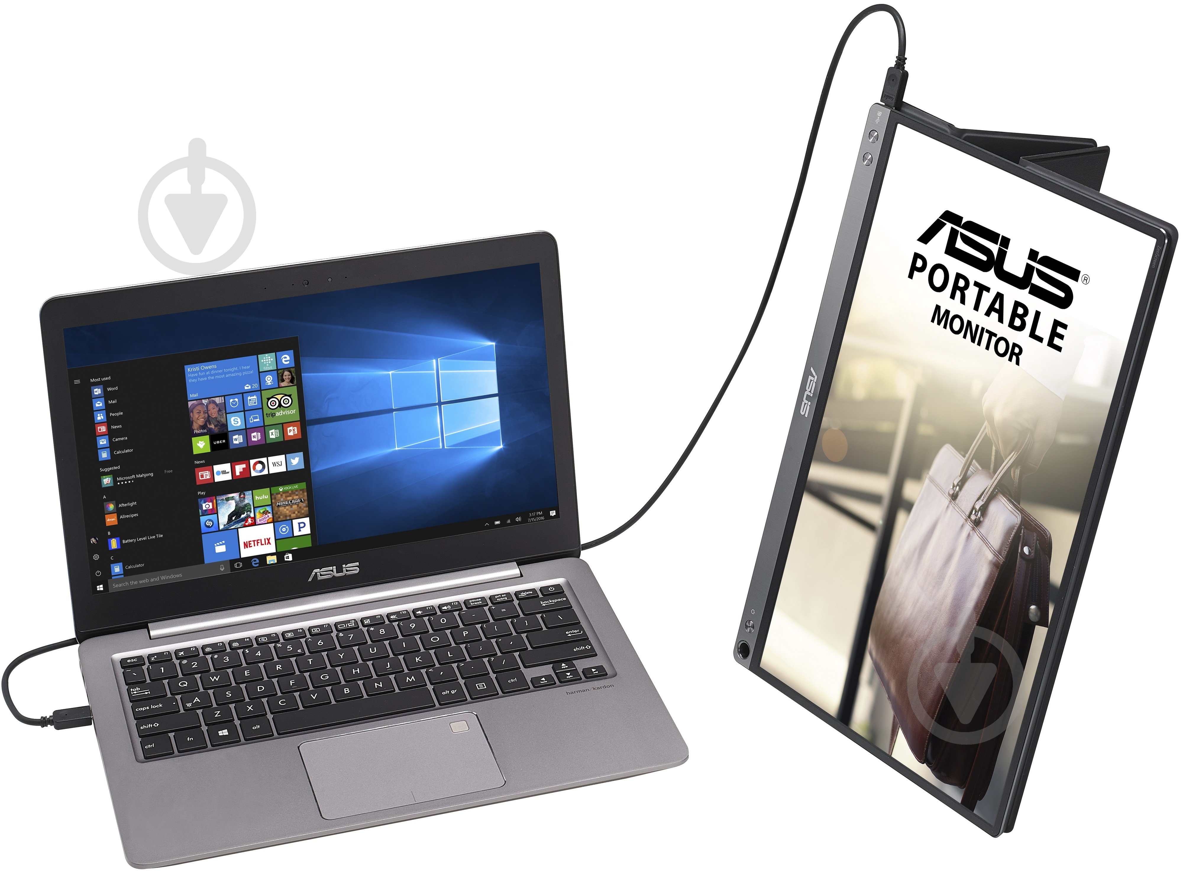 Монитор Asus ZenScreen MB16ACM 15,6" (90LM0381-B03170) - фото 7