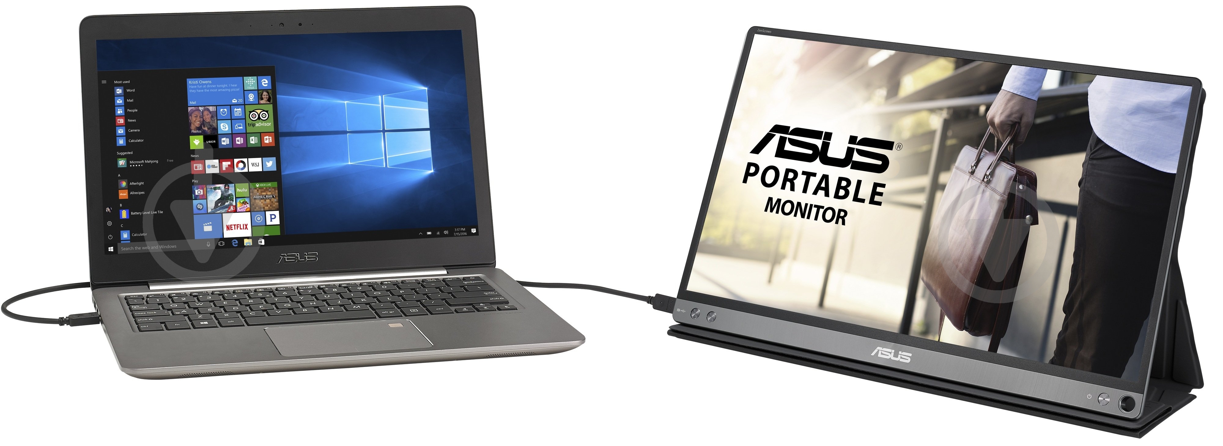 Монитор Asus ZenScreen MB16ACM 15,6" (90LM0381-B03170) - фото 8