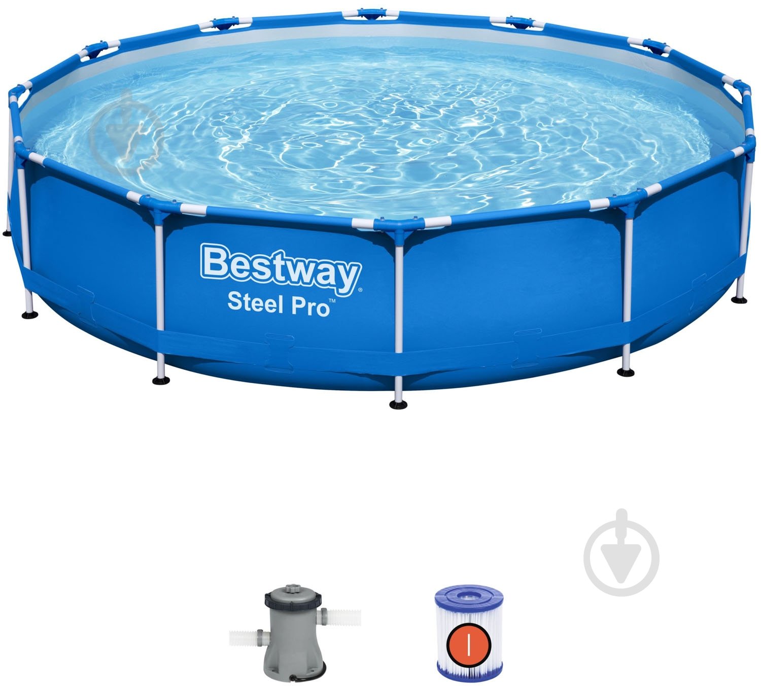 Бассейн каркасный Bestway 366х76 см 56681 - фото 4