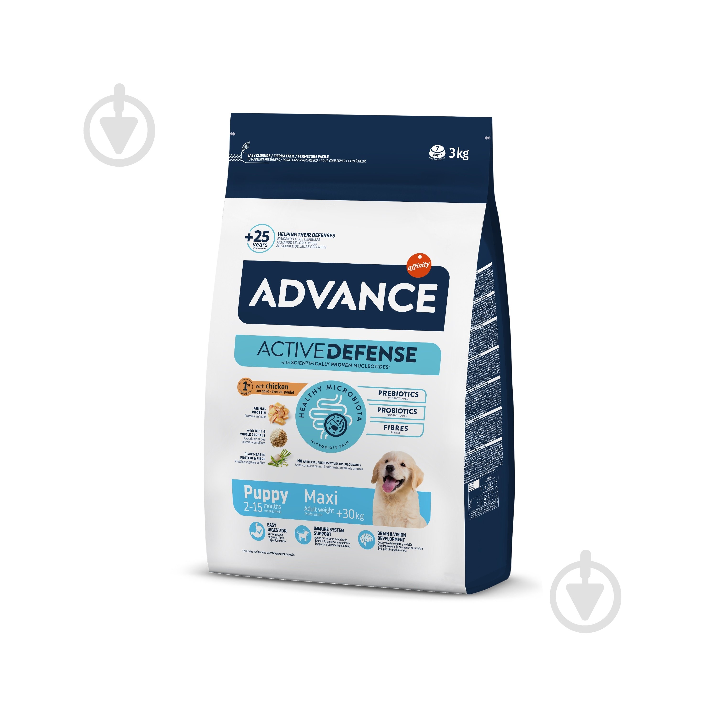 Корм для крупных пород Advance Puppy Maxi 3 кг 3 кг - фото 1