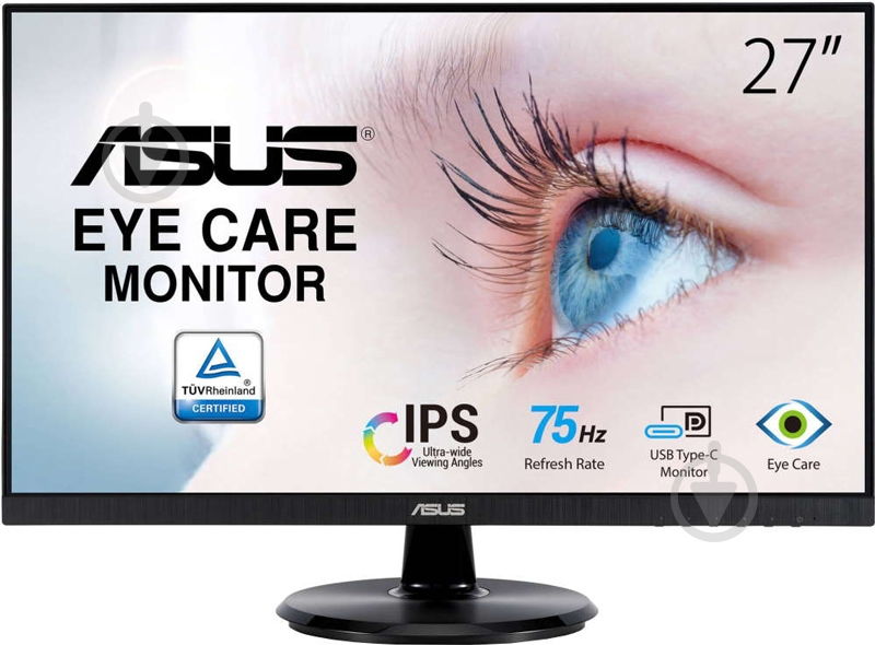 Монитор Asus VA27DCP 27" (90LM06H5-B01370) - фото 1 Монитор Asus VA27DCP 27" (90LM06H5-B01370) - фото 1