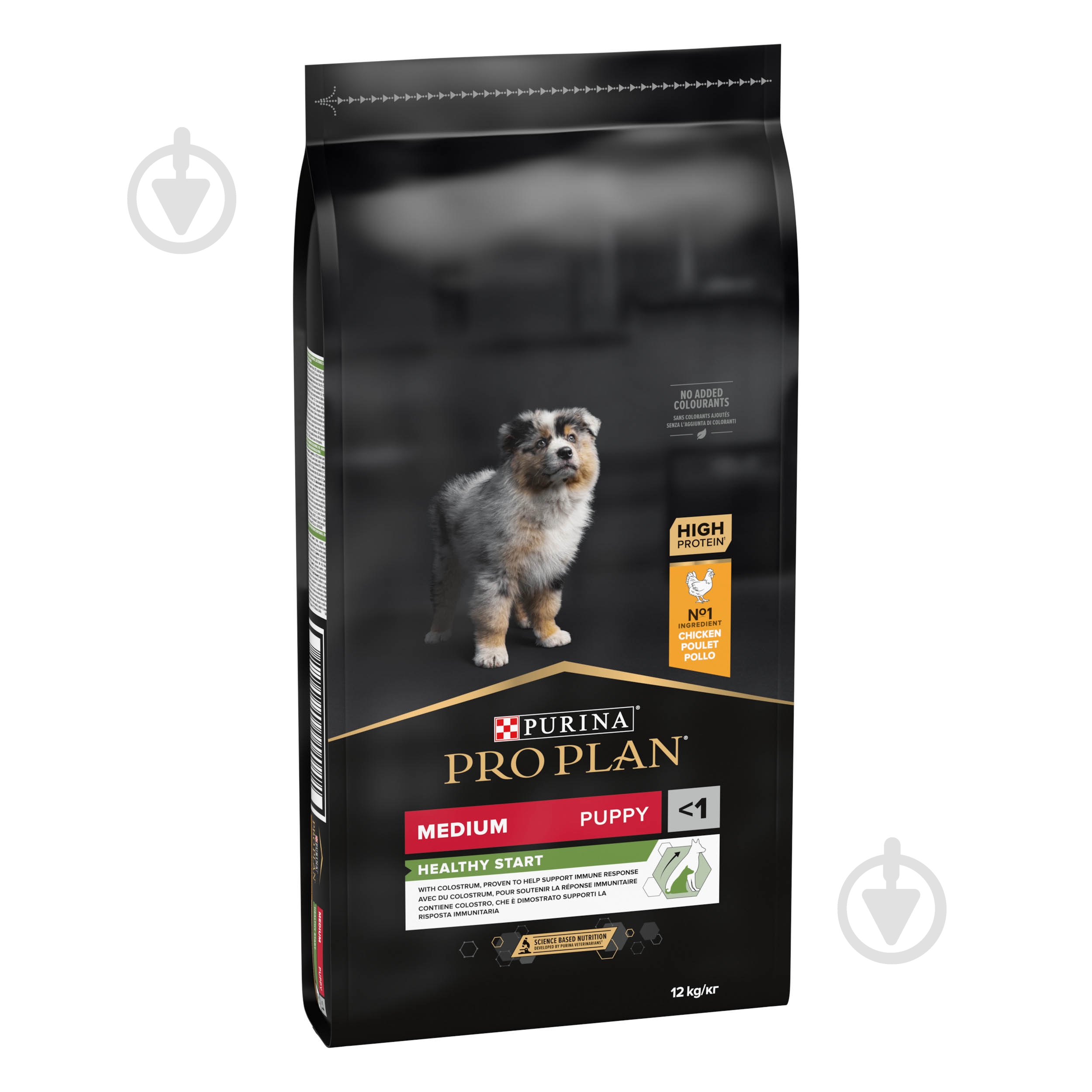 Корм сухой ProPlan by Purina Medium Puppy <1 Healthy Start для щенков с курицей 12 кг - фото 2