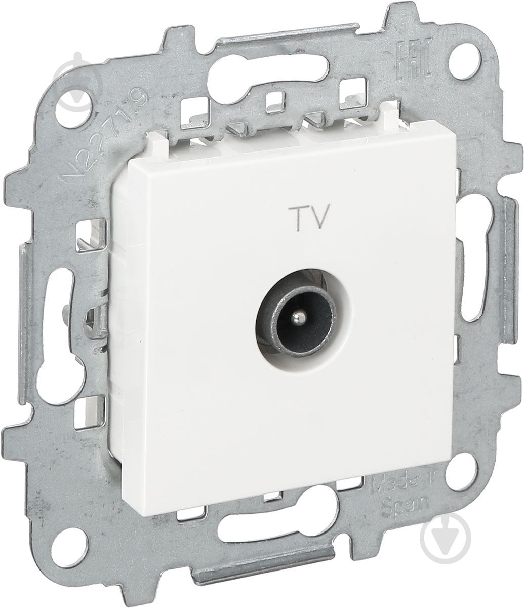Розетка TV ABB Zenit белый N2250.7 BL DIY - фото 2