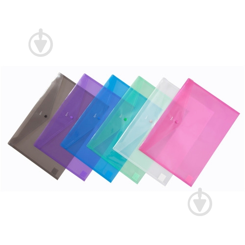 Папка-конверт на кнопці А4 прозора червона A1853-R Comix - фото 2 Папка-конверт на кнопці А4 прозора червона A1853-R Comix - фото 2