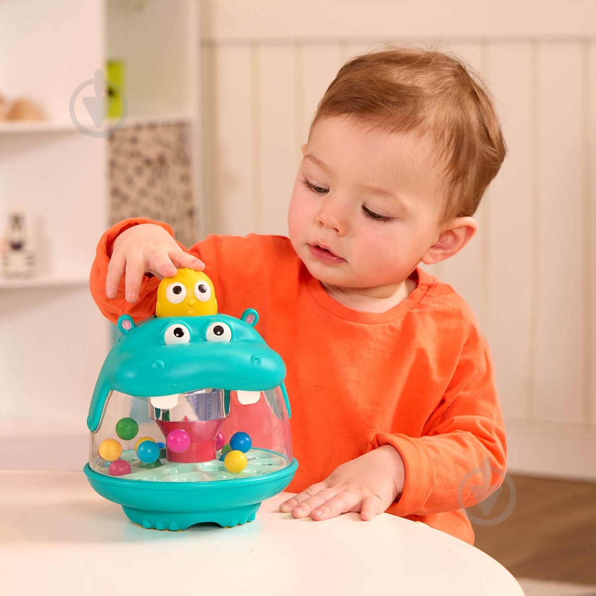 Развивающая игрушка Battat Lite Юла-Бегемот BT1830Z - фото 8