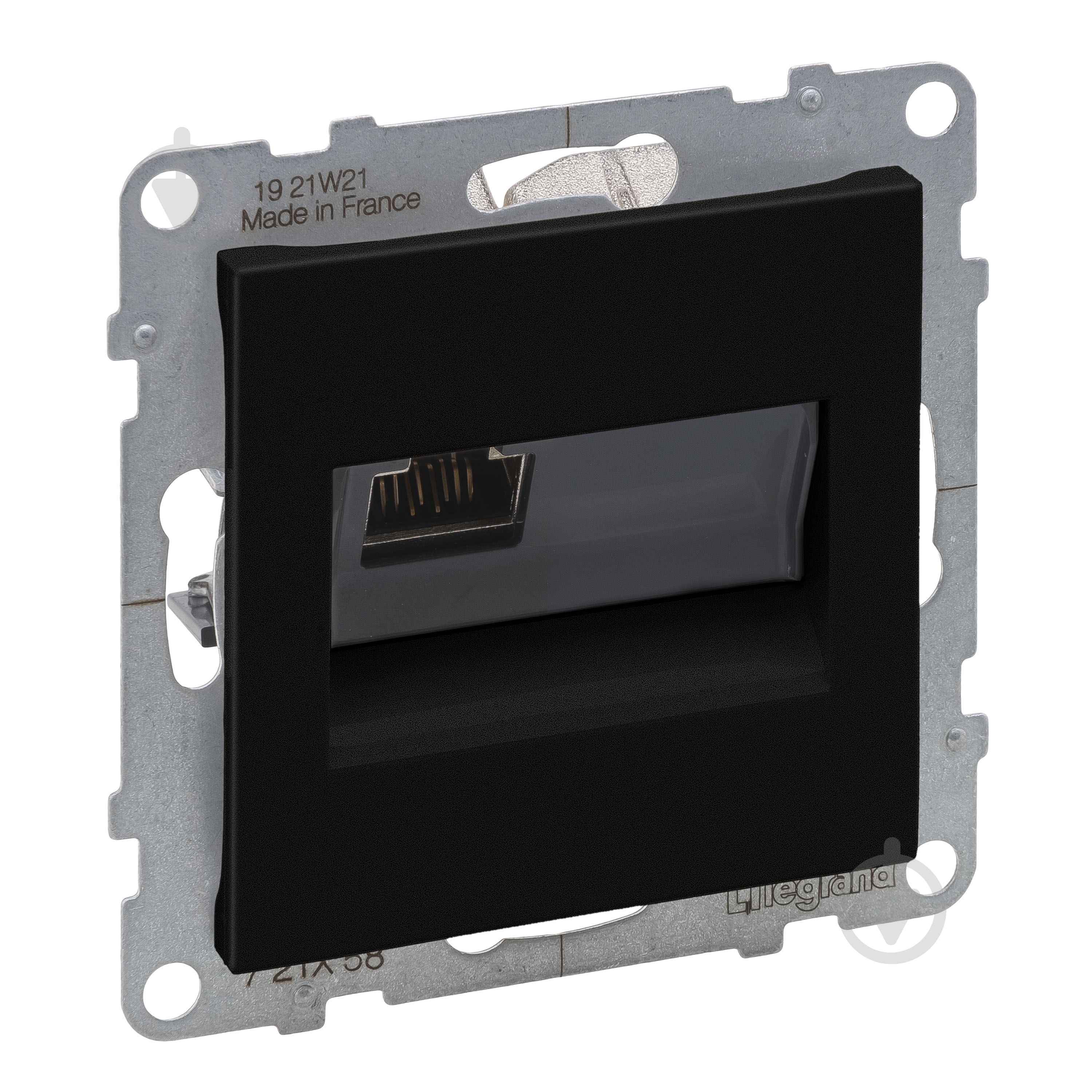 Розетка компьютерная Legrand Suno IP20 черный 721458 - фото 1