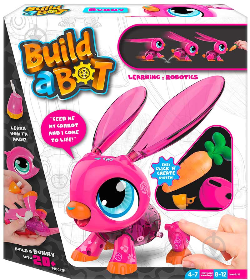 Игрушка интерактивная Build a Bot Кролик 171935 - фото 2