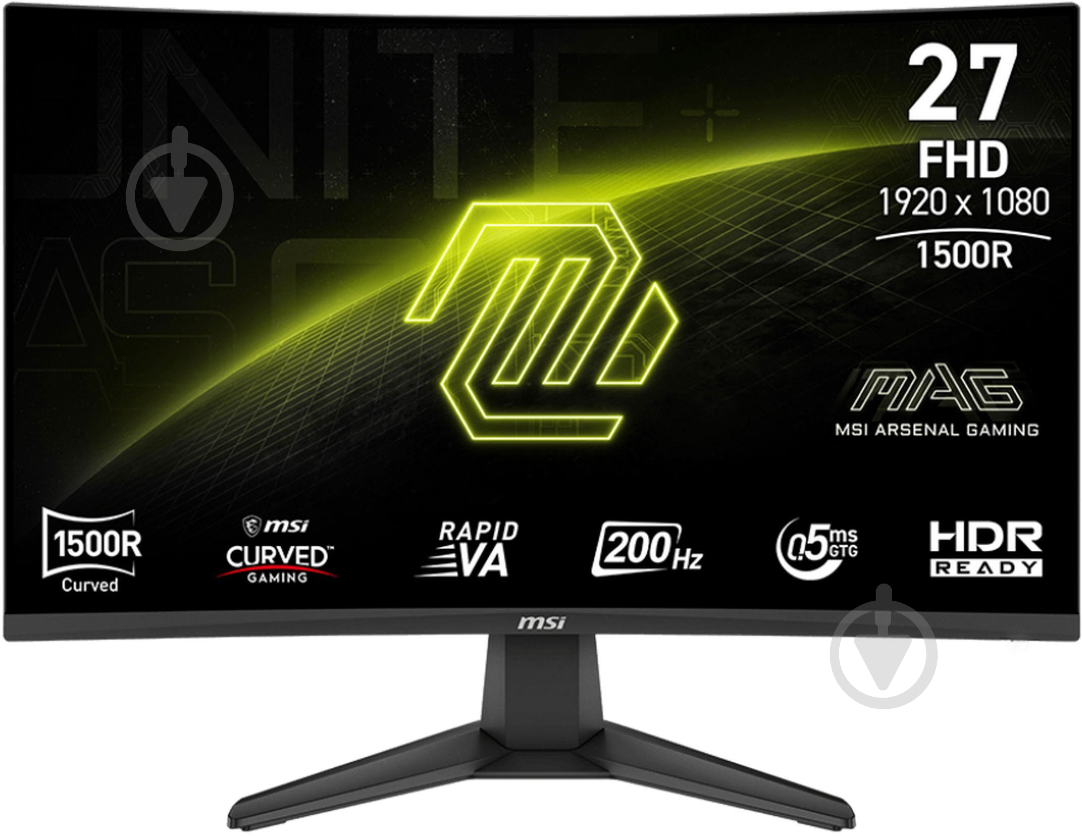 Монітор MSI MAG 276CF-E20 27" (9S6-3CE11M-032) - фото 1 Монітор MSI MAG 276CF-E20 27" (9S6-3CE11M-032) - фото 1