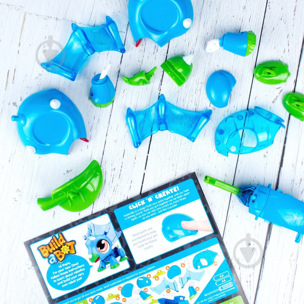 Игрушка интерактивная Build a Bot Динозавр 171959 - фото 6 Игрушка интерактивная Build a Bot Динозавр 171959 - фото 6