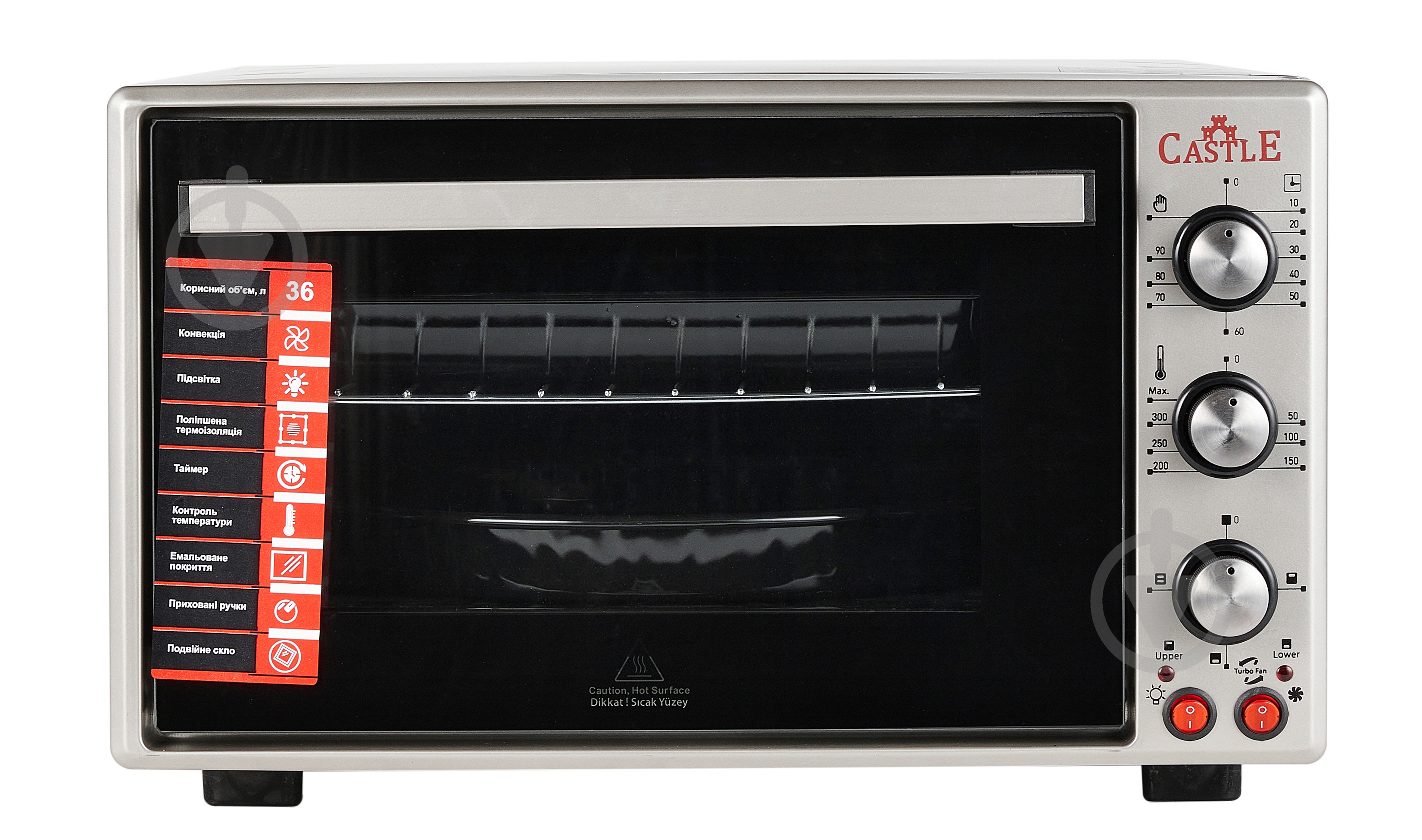 Электрическая печь Castle CPE-40G - фото 2 Электрическая печь Castle CPE-40G - фото 2