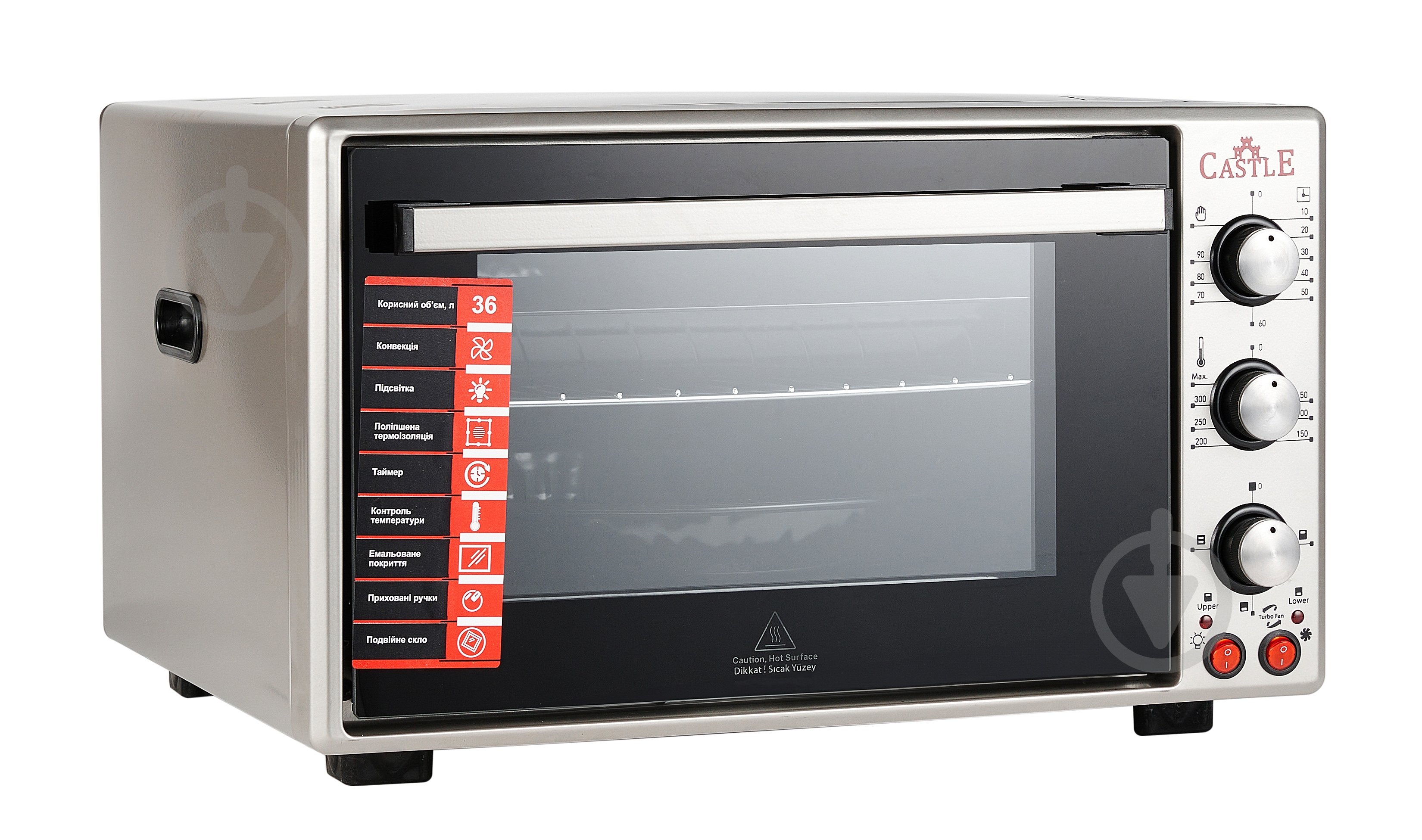 Электрическая печь Castle CPE-40G - фото 3 Электрическая печь Castle CPE-40G - фото 3