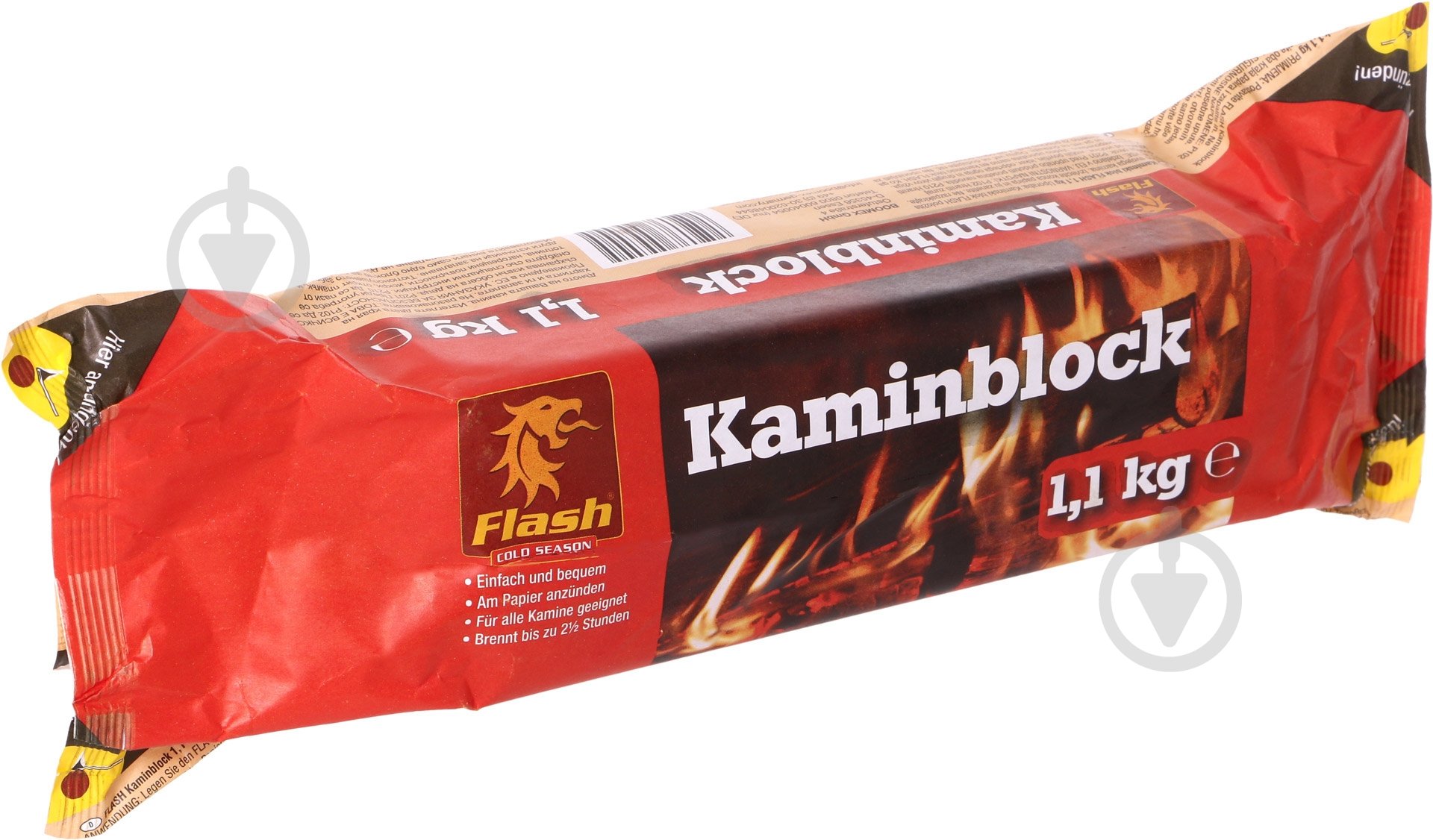 Брикет Flash долгое горение 1,1 кг - фото 2 Брикет Flash долгое горение 1,1 кг - фото 2