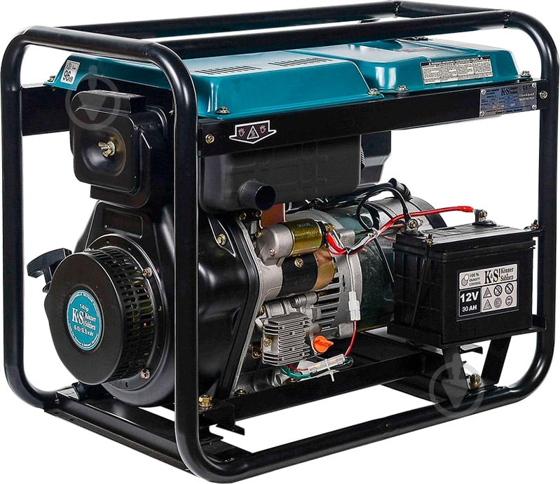 Генератор дизельний Konner&Sohnen 6 кВт / 6,5 кВт 400 В KS 8100 HDE - фото 4