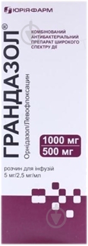 Грандазол 5 мг/2.5 мг/мл раствор 200 мл - фото 1