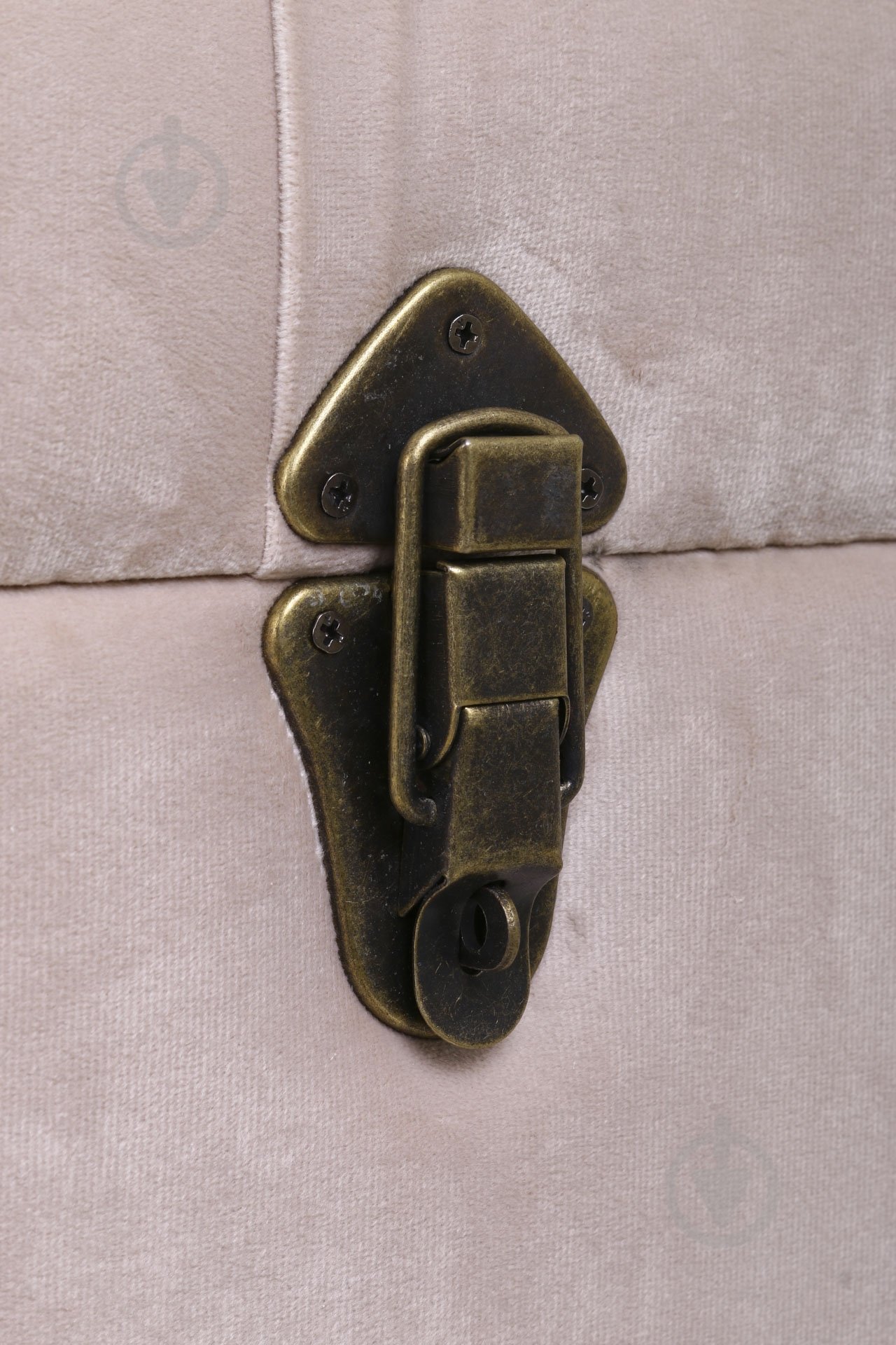 Скриня-пуф Shic B велюр 825х470х420 мм світло-сірий (15B176-C1) - фото 4