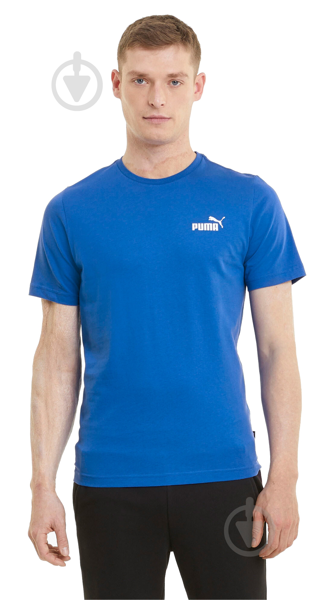Футболка Puma ESS Small Logo Tee 58666858 р.L синий - фото 3