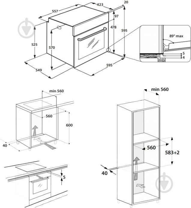 Духова шафа Hotpoint FA4S841JIXHA - фото 3