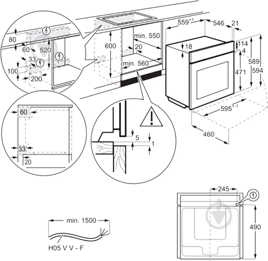 Духова шафа Electrolux OKA9S31WX SteamPro - фото 15