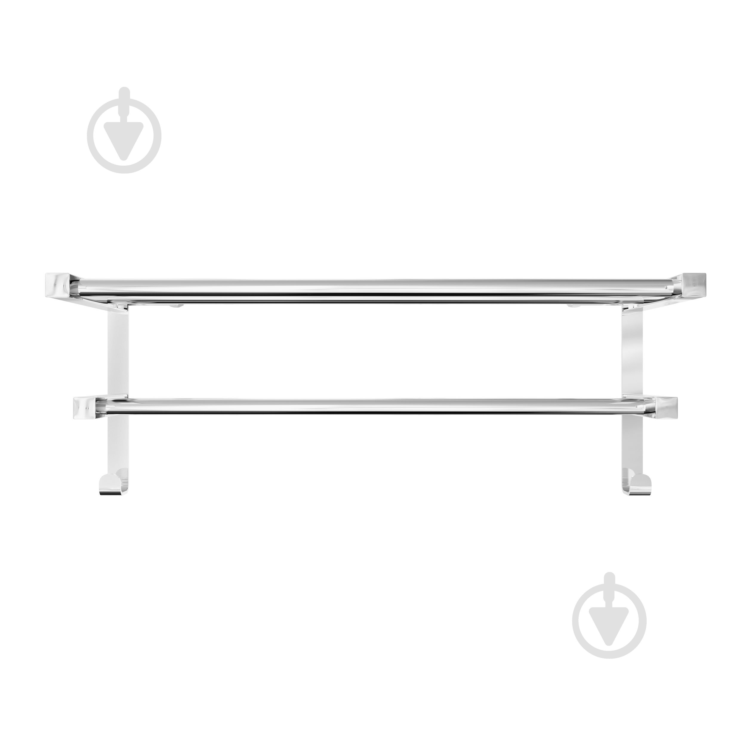 Полка навесная Mario INOX 520х204 - фото 2 Полка навесная Mario INOX 520х204 - фото 2