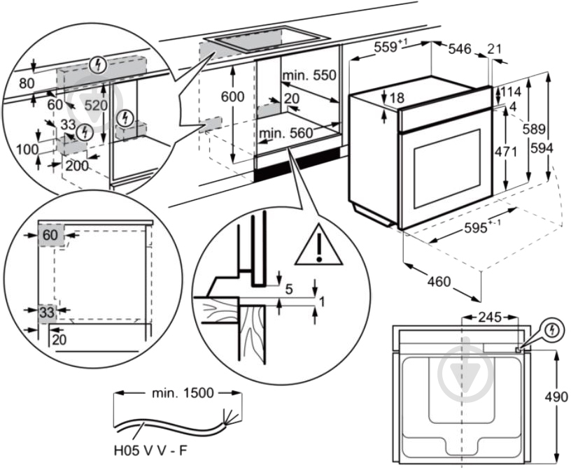 Духовой шкаф Electrolux OKD5C51X - фото 41 Духовой шкаф Electrolux OKD5C51X - фото 41