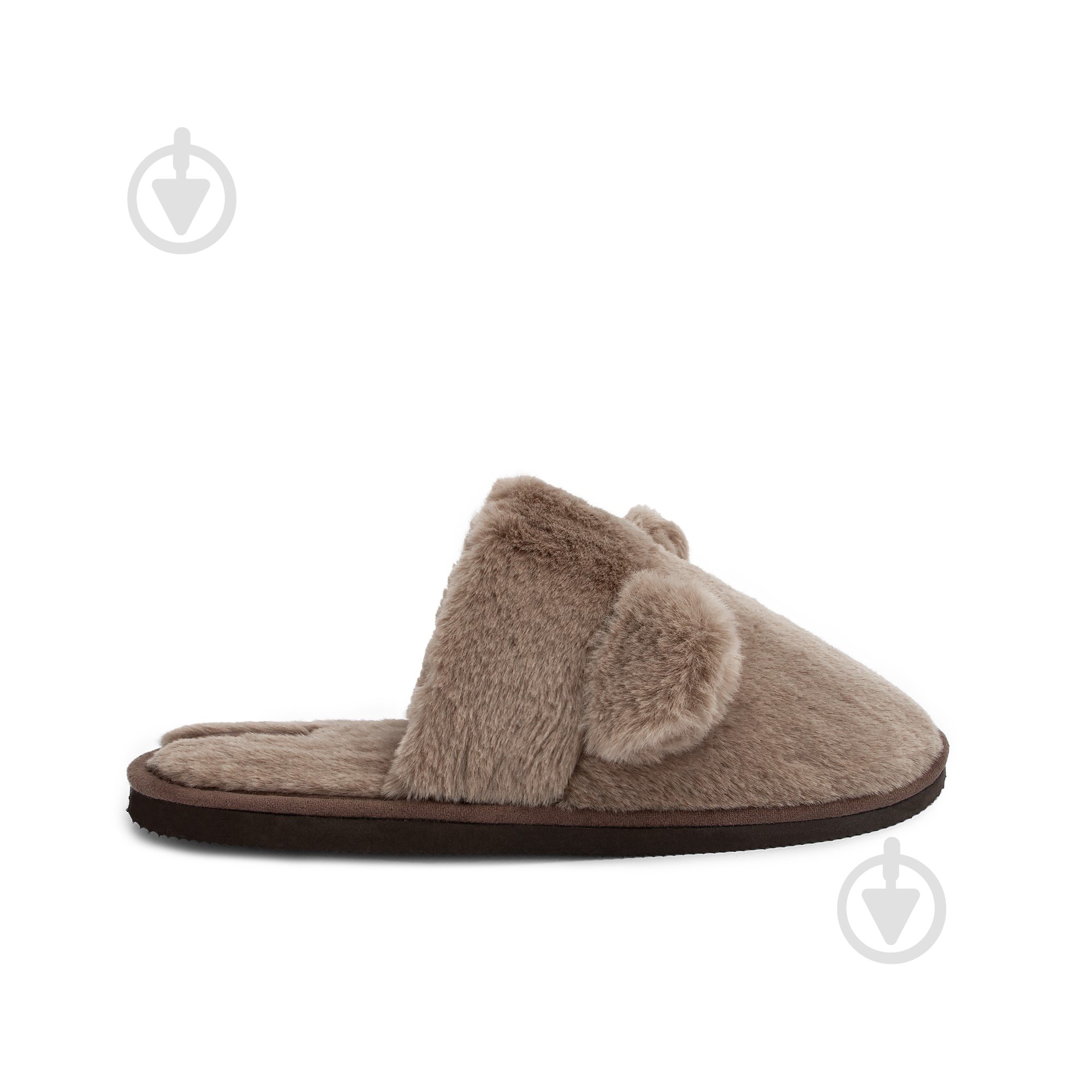 Тапки домашние Twins HS меховые с ушками р.40 бежевый - фото 4 Тапки домашние Twins HS меховые с ушками р.40 бежевый - фото 4