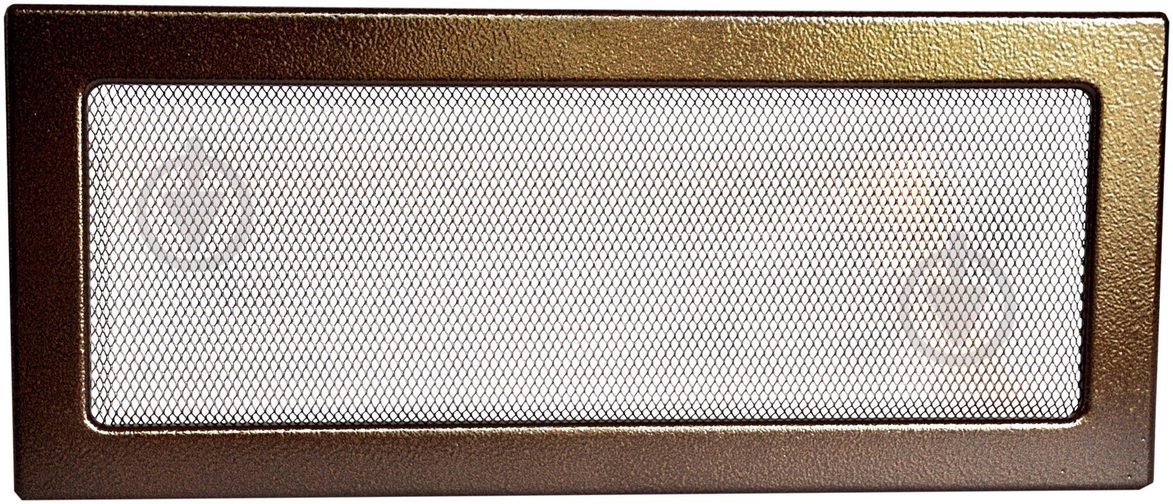 Решетка каминная  4FIRE 17х40 антик медь - фото 2