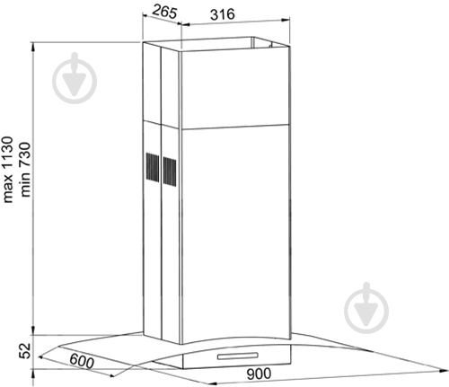 Вытяжка Zirtal CERTO ISLAND - фото 4 Вытяжка Zirtal CERTO ISLAND - фото 4
