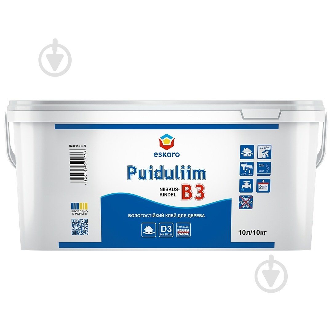 Клей для дерева Eskaro B-3 10 л - фото 1