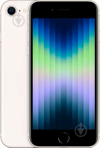 Смартфон iPhone SE (2022) 64GB Starlight (MMXG3HU/A) - фото 1 Смартфон iPhone SE (2022) 64GB Starlight (MMXG3HU/A) - фото 1