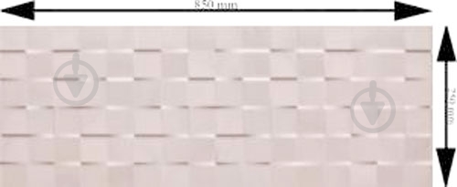 Плитка Halcon Palatina Kubic Blanco 25x85 . - фото 2