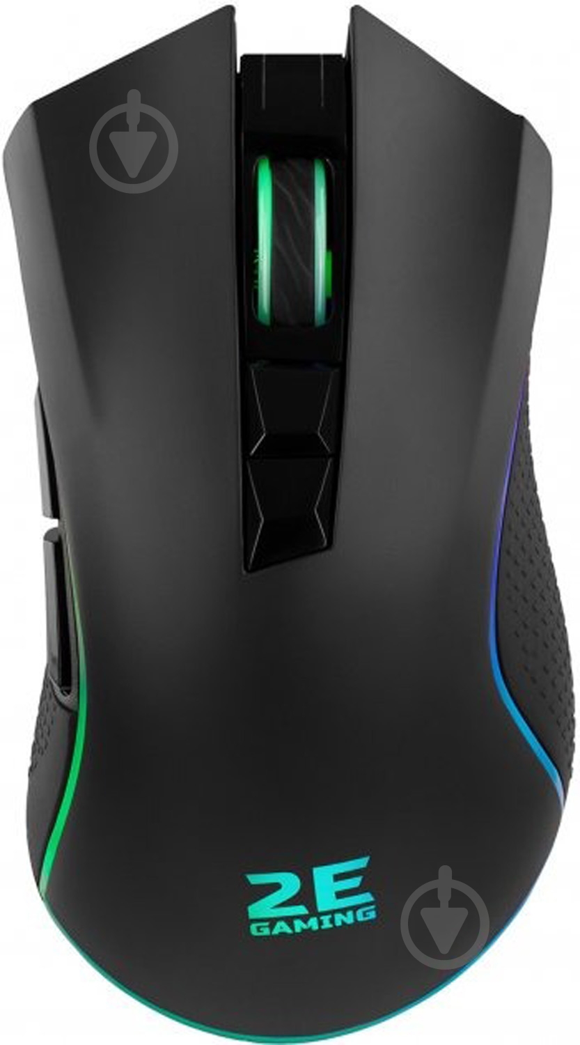 Миша 2E Gaming MG340 WL RGB Wireless/USB Black (2E-MG340UB-WL) - фото 1