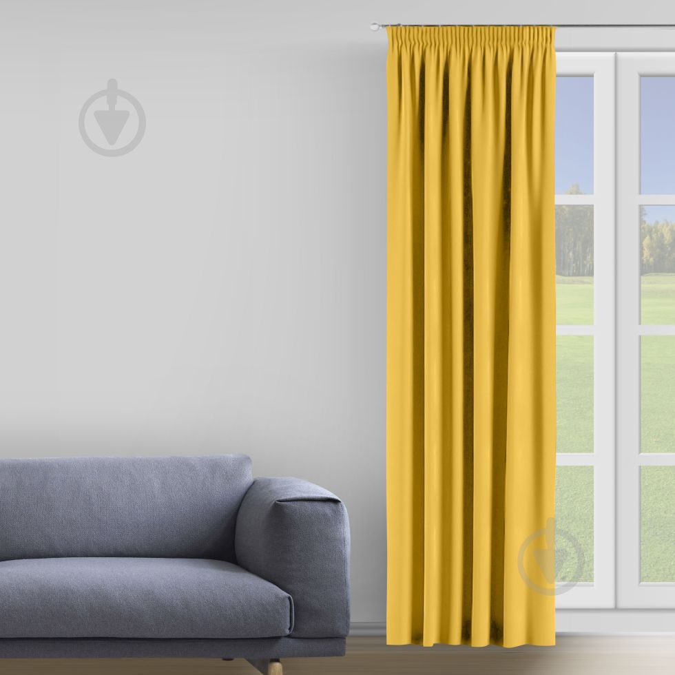 Штора Moda 200х285 см желтый Decora - фото 1 Штора Moda 200х285 см желтый Decora - фото 1