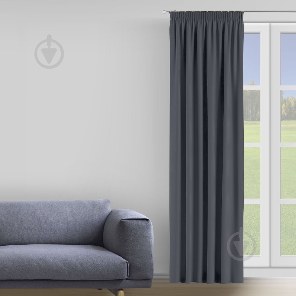 Штора Moda 200х285 см сірий Decora - фото 1 Штора Moda 200х285 см сірий Decora - фото 1