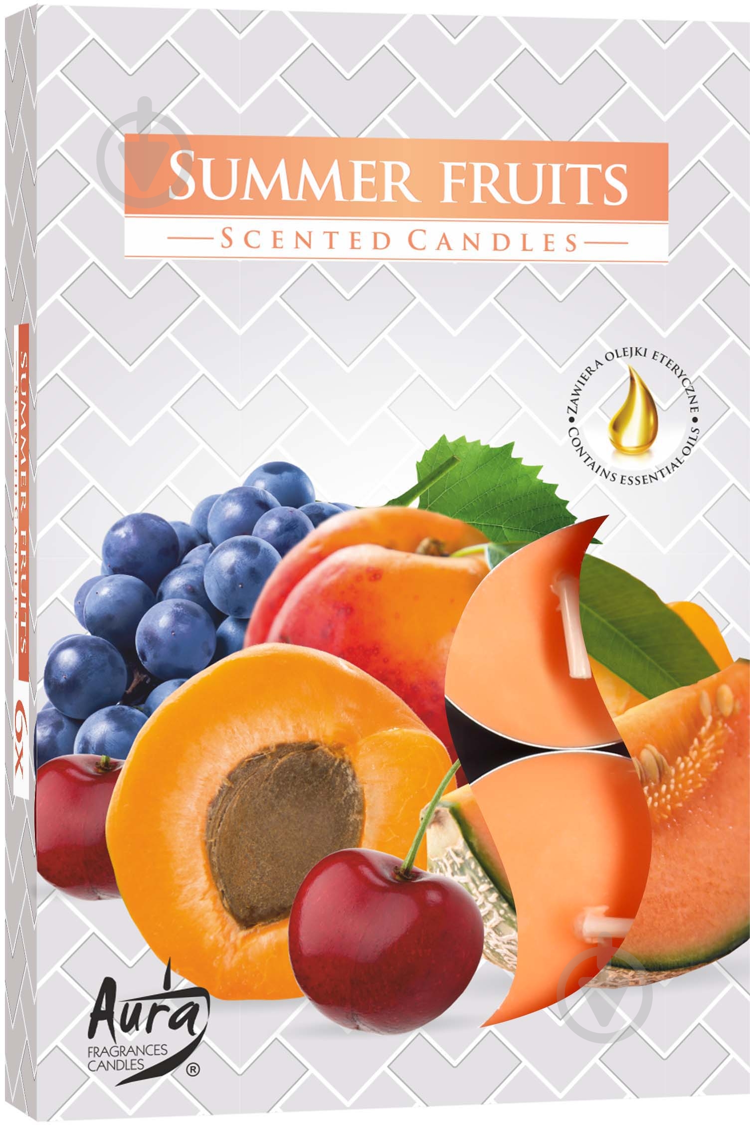 Набор свечей ароматических Bispol Летние фрукты - фото 1