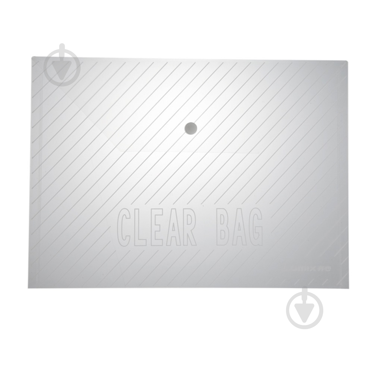 Папка-конверт на кнопці А4 прозора у смужку 20 шт. C318 Comix - фото 1 Папка-конверт на кнопці А4 прозора у смужку 20 шт. C318 Comix - фото 1