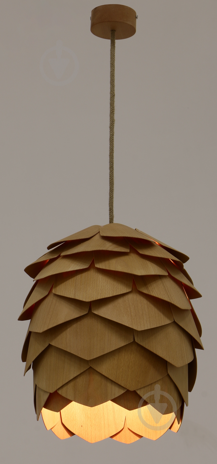 Підвіс Energolux P-400 1x40 Вт E27 бук - фото 3