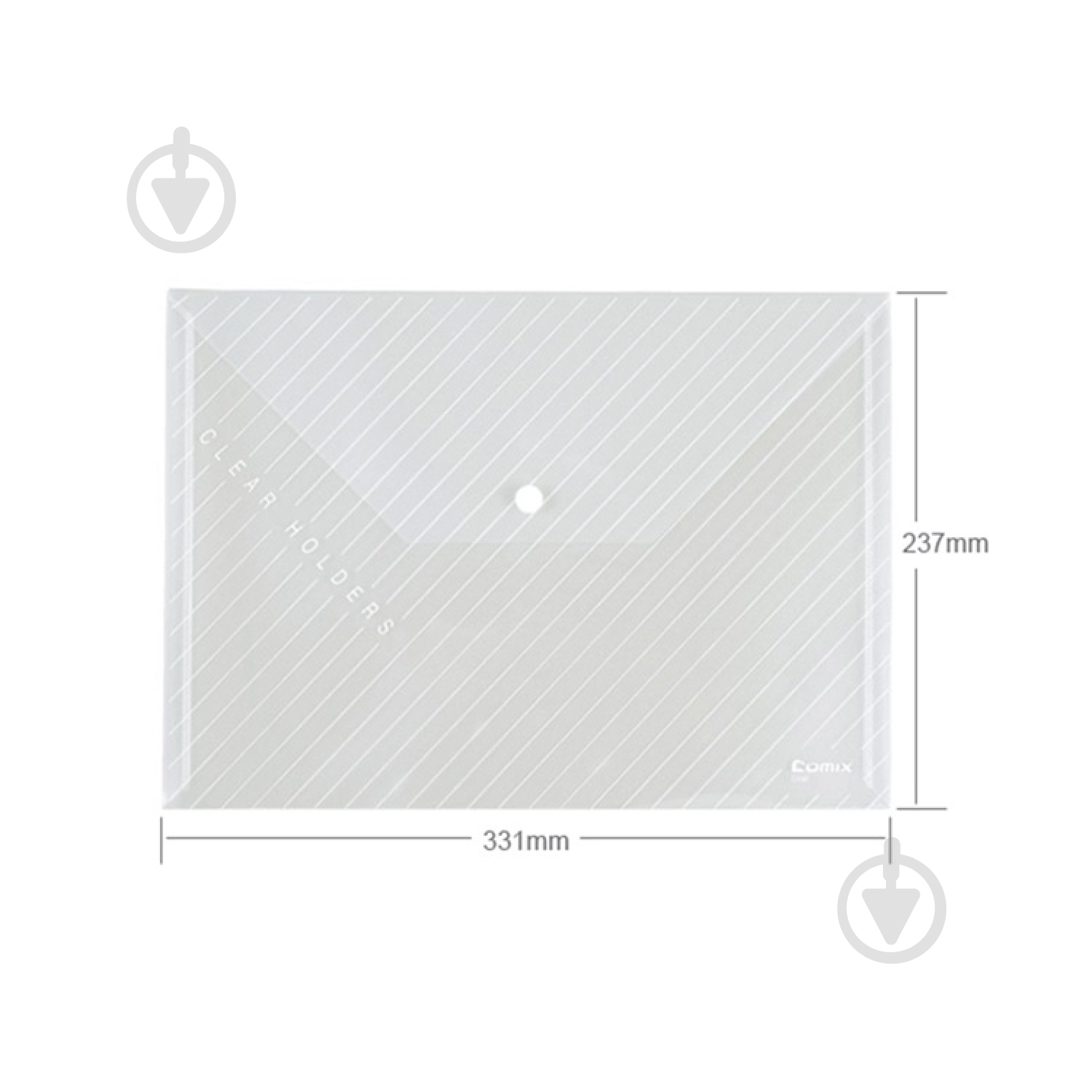 Папка-конверт на кнопке А4 прозрачный C330-C Comix - фото 3 Папка-конверт на кнопке А4 прозрачный C330-C Comix - фото 3