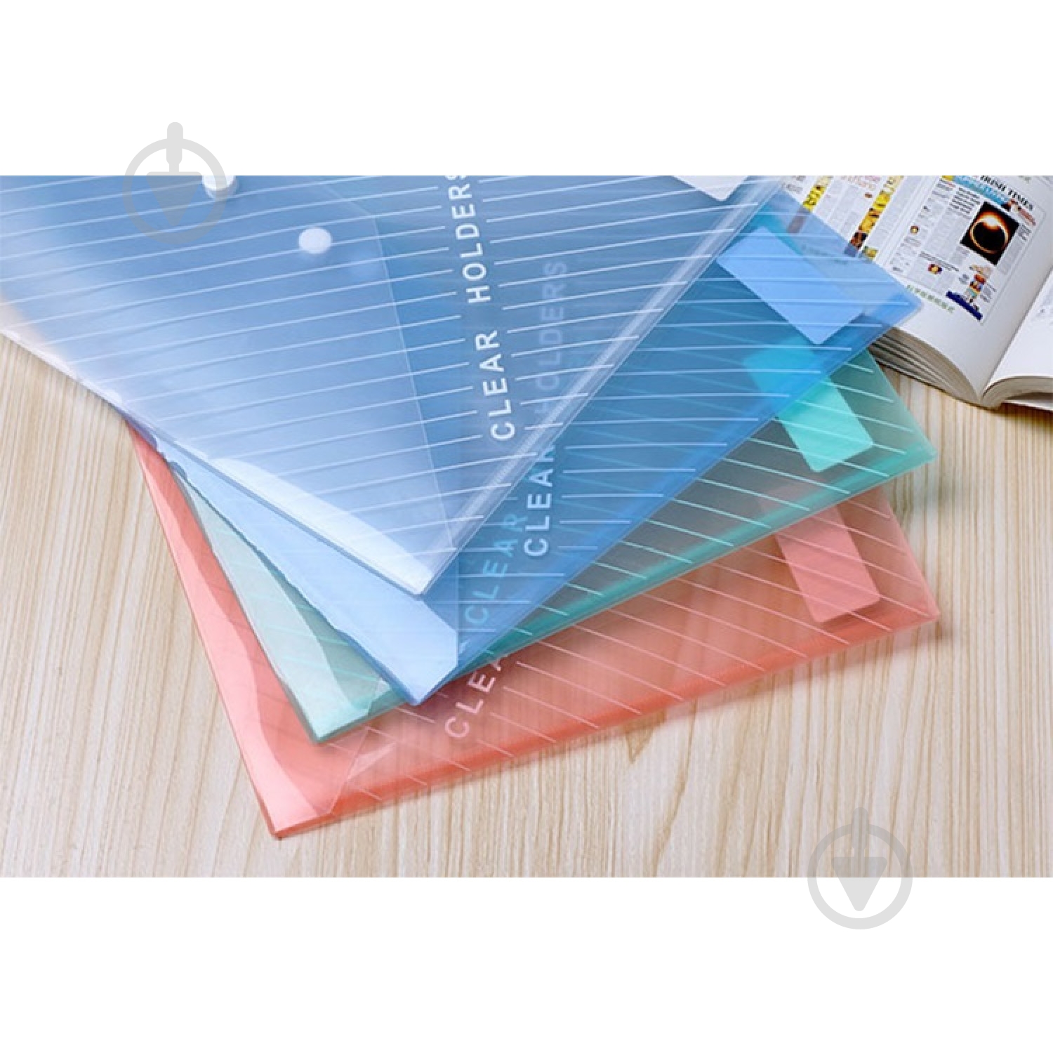 Папка-конверт на кнопке А4 прозрачный C330-C Comix - фото 5 Папка-конверт на кнопке А4 прозрачный C330-C Comix - фото 5