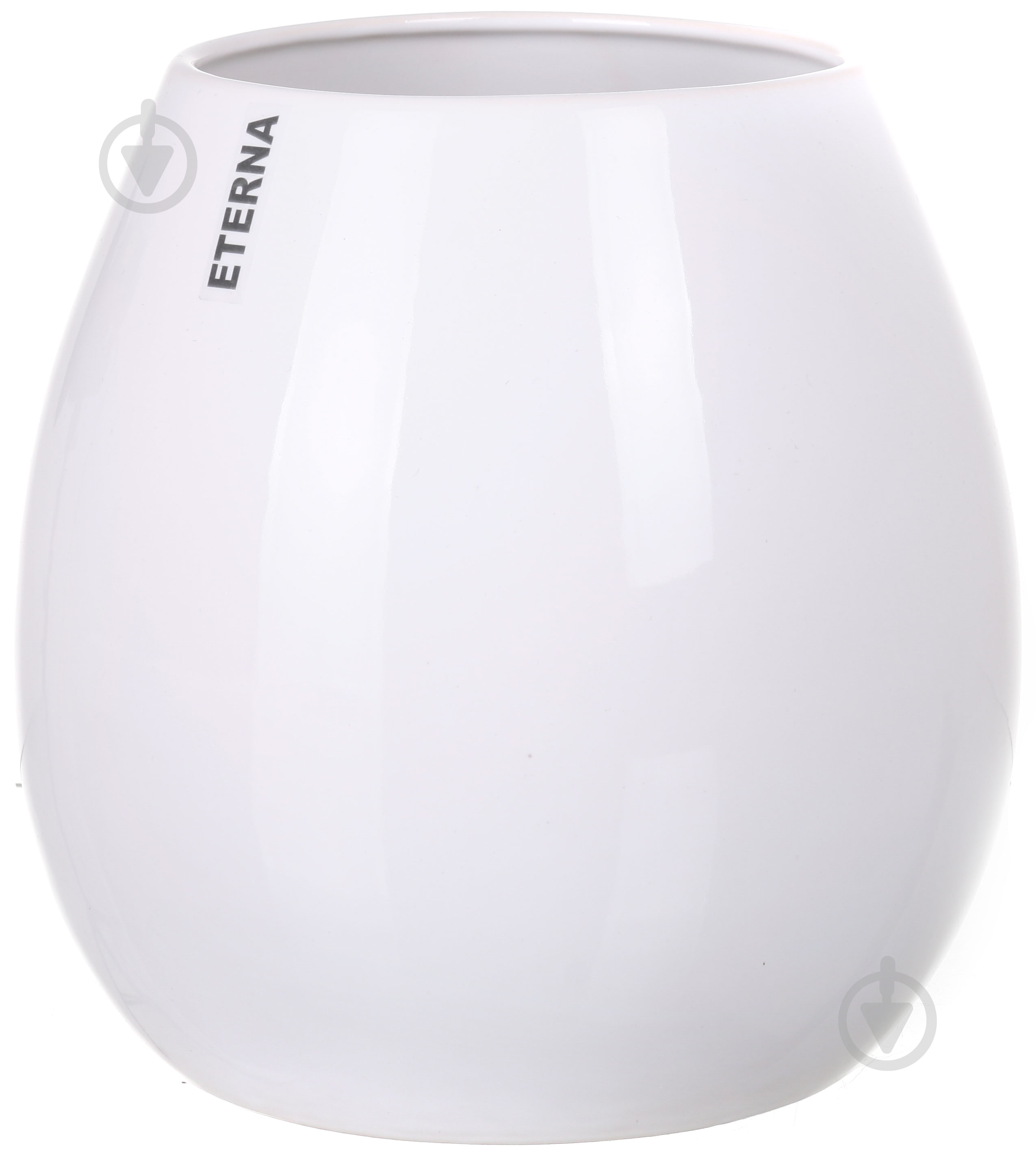 Ваза керамическая Eterna 706-18 17 см белая - фото 1 Ваза керамическая Eterna 706-18 17 см белая - фото 1