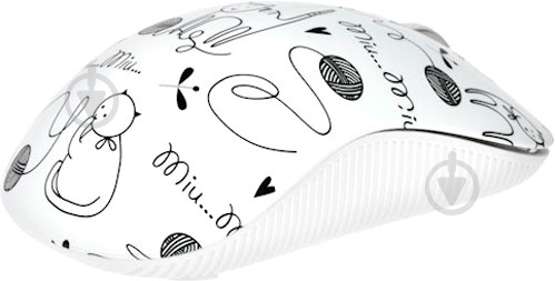 Мышь 2E MF209 WL Cats white - фото 3