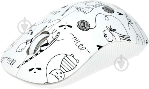 Мышь 2E MF209 WL Cats white - фото 4