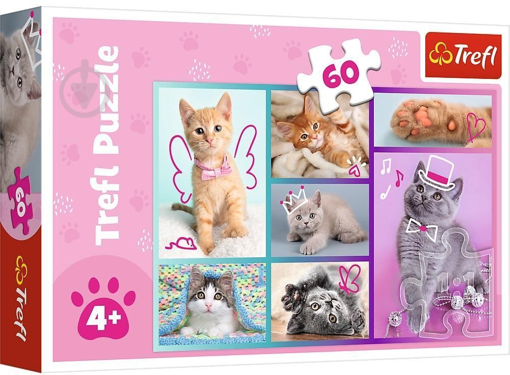 Набір пазлів Trefl (30 + 60 елементів) Томас та його друзі та Милі котики 18294/17373 - фото 3 Набір пазлів Trefl (30 + 60 елементів) Томас та його друзі та Милі котики 18294/17373 - фото 3