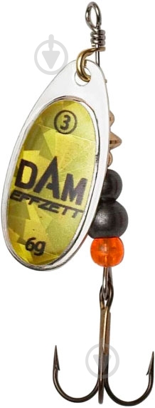 Блесна DAM Effzett Fluo 10 г gold - фото 1